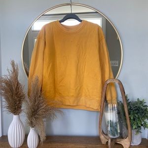 yellow crewneck